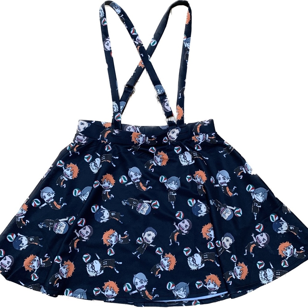 Hot Topic Haikyu!! suspender skirt - Picture 2 of 4